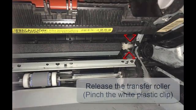 How to remove Transfer Roller of HP LaserJet P1005 смотреть онлайн
