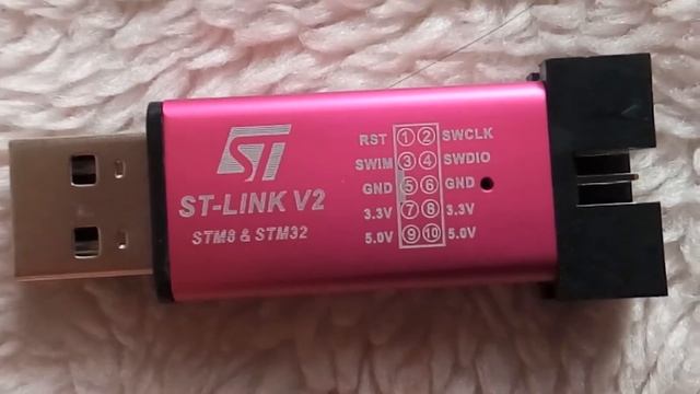 Посылка из Китая. Програматор ST Link V2 stlink mini STM8STM32 смотреть онлайн
