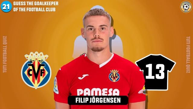 GUESS THE GOALKEEPER OF THE FOOTBALL CLUB ⚽ TUTI FOOTBALL QUIZ 2023 смотреть онлайн