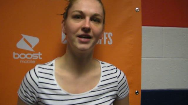 Interview Emma Meesseman - 2014 WNBA Playoffs