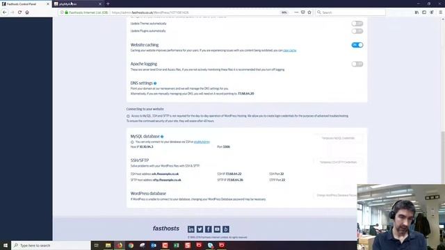 Connecting to your Fasthosts WordPress hosting package database using phpMyAdmin смотреть онлайн