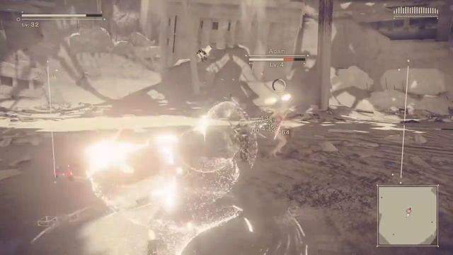 first encounter of Adam with 2B and 9S nier automata смотреть онлайн