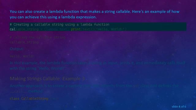 Making Strings Callable in Python: A Guide смотреть онлайн