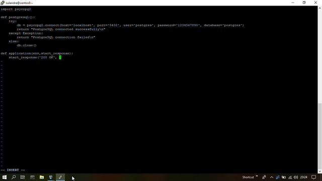 CentOS 8 Server - #9.1.2 Python - PostgreSQL Database Connection (uWSGI - Nginx) смотреть онлайн