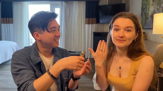 Eng/rus  [AMWF] Boyfriend Does My Makeup | International Couple #internationalcouple