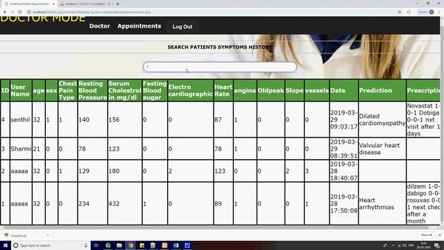Disease Prediction and e-Hospital System PHP PROJECT смотреть онлайн