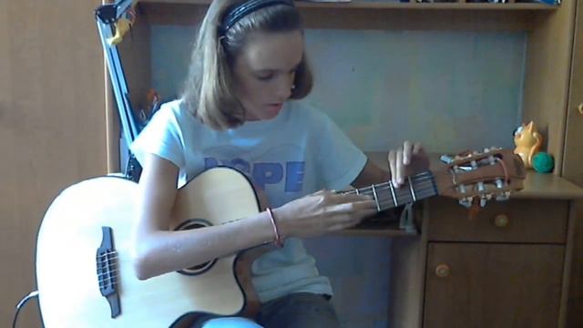 (Andy Mckee) Drifting - Alina Vlasova guitar cover смотреть онлайн