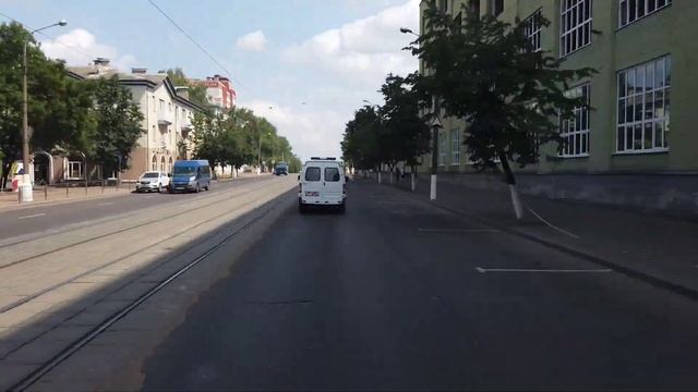 40 автобус. Кировская - поликлиника Калинина. Витебск. смотреть онлайн