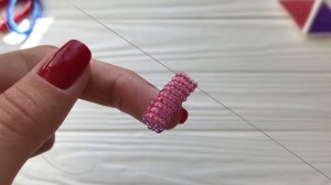 Бюджетные БРАСЛЕТЫ ИЗ БИСЕРА БЕЗ ЗАСТЁЖКИ в технике параллельное плетение.mp4