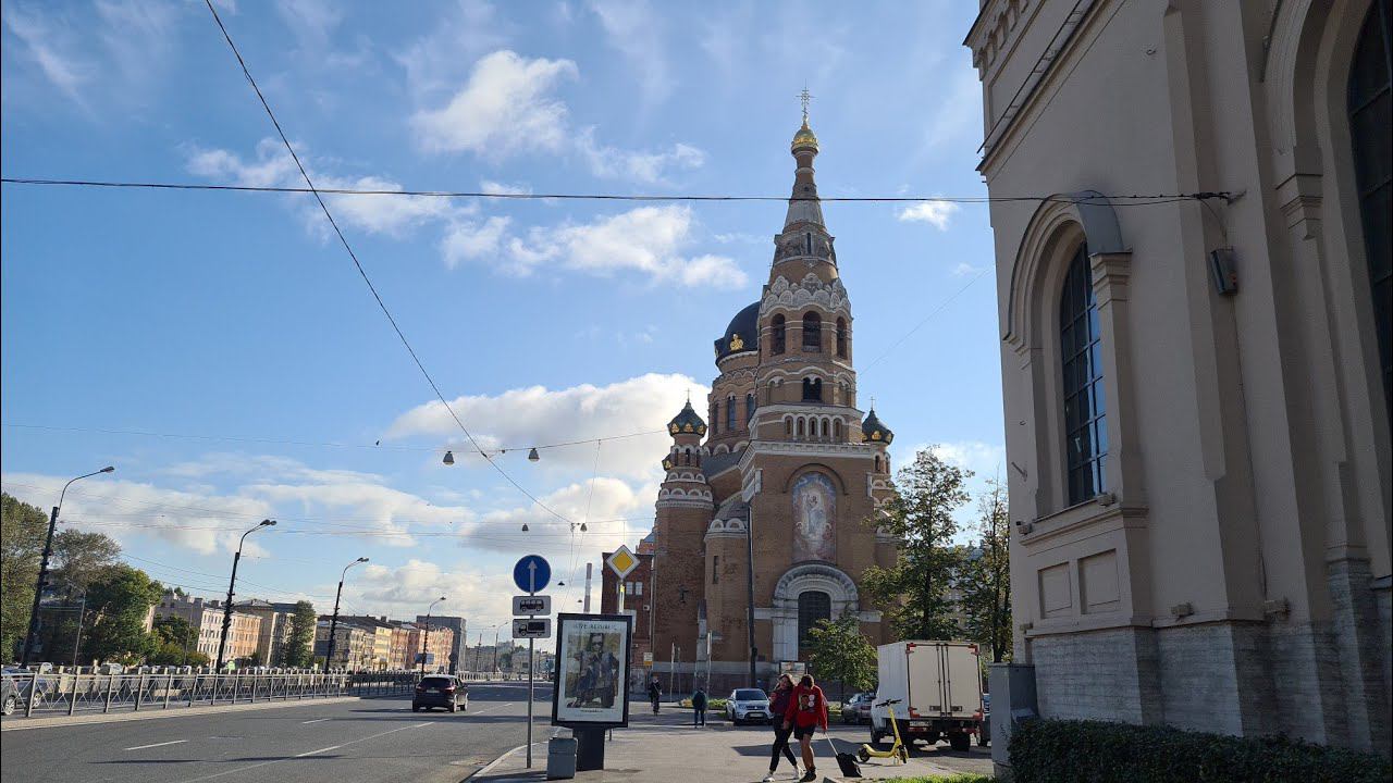 Санкт-Петербург. Гуляем по набережной Обводного канала. смотреть онлайн