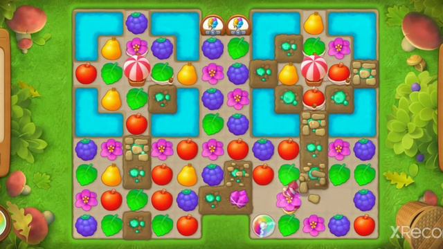 Прохождение уровня 3420 игра Gardenscapes Level 3420 смотреть онлайн