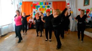 Танцевальная аэробика. Для тех кому за 50. Микс. Танцетерапия