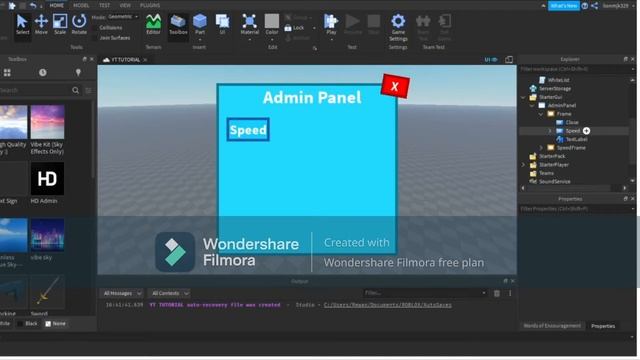 How To Make a Admin Panel in Roblox Studio | Part 4: Kick Function смотреть онлайн