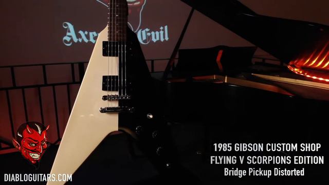 GIBSON CUSTOM SHOP FLYING V SCORPION EDITION 1985 смотреть онлайн