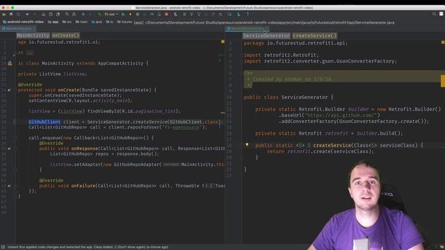 Retrofit Tutorial — Creating a Sustainable Android Client смотреть онлайн