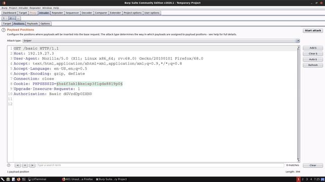 7.3. Attacking Basic HTTP Authentication смотреть онлайн