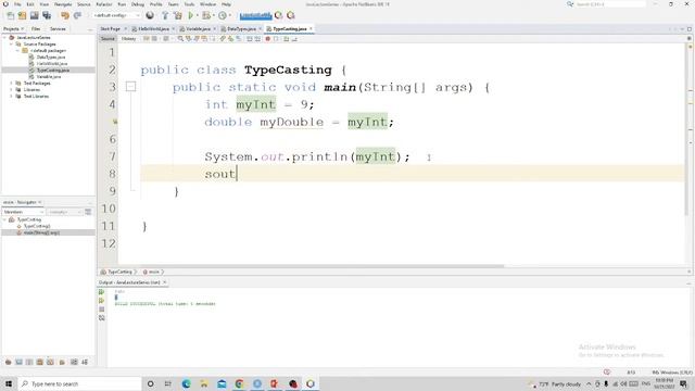Java Programming Tutorial 4 - Java Type Casting смотреть онлайн