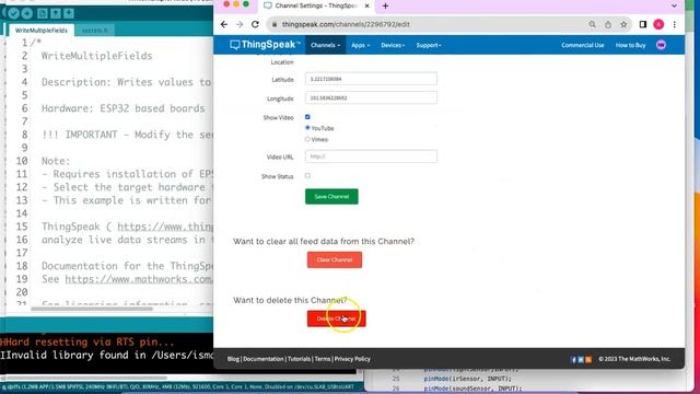 #12 IOT Workshop Environmental Health sent data to Thingspeak #CoRUHE23 #Zahrawi #Falah #EHRU #2172 смотреть онлайн