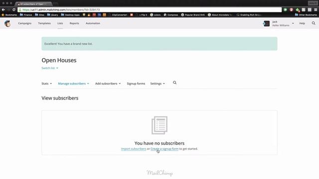 Mailchimp — Form Action Code — Adobe Muse Email Marketing смотреть онлайн
