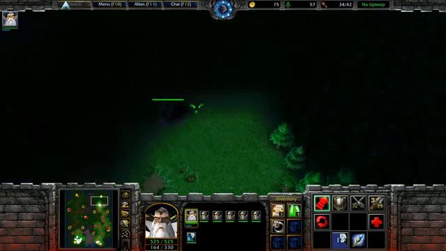 Fast Expansion to Footmen Rush With Archmage - 1v1 - WC3 смотреть онлайн