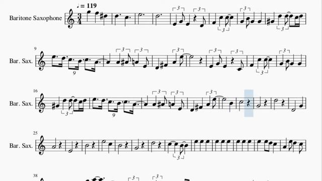 Baritone Sax Sheet Music: How to play Love Like You (Steven Universe) by Rebecca Sugar смотреть онлайн