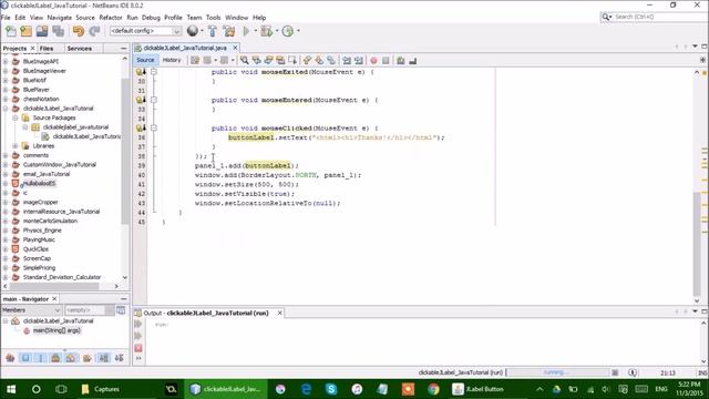 Java How To: Clickable JLabels смотреть онлайн