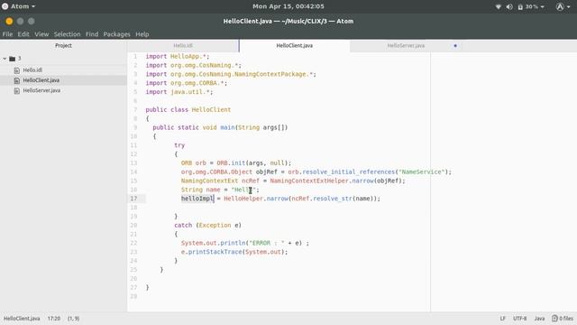 CORBA Implementation in Java | CORBA IDL | CORBA Java Part 1 смотреть онлайн