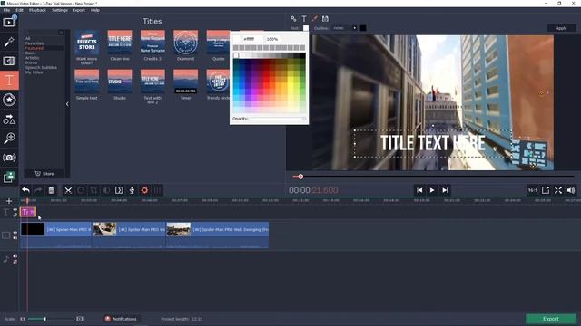 How To ADD Subtitles in Movavi Video Editor Plus 2022 смотреть онлайн
