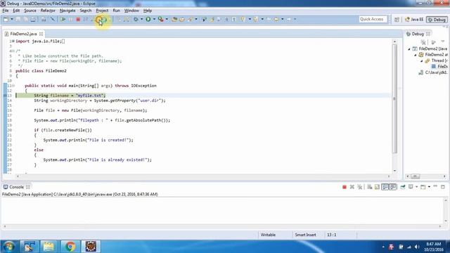 How to use File separator in Java? | Java File | Java IO | Java Tutorial смотреть онлайн