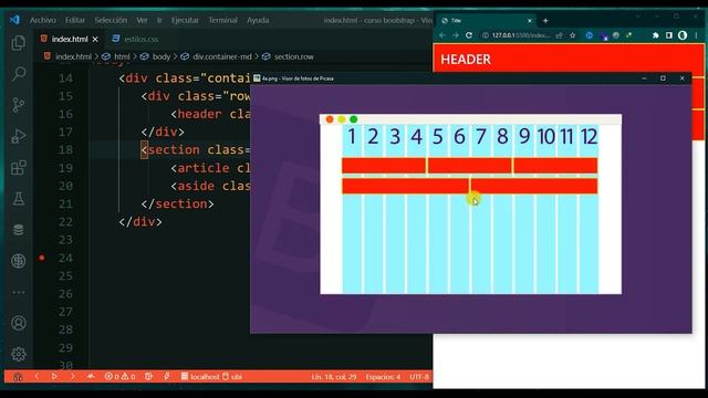 Curso de Bootstrap 5 - Guía Básica/Contenedores Parte Dos смотреть онлайн