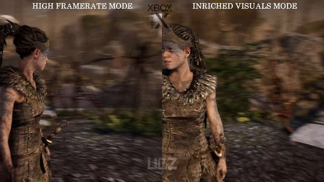 Hellblade: Senua's Sacrifice - Xbox Series X Framerate Mode Vs Visuals Mode Comparison 4K смотреть онлайн