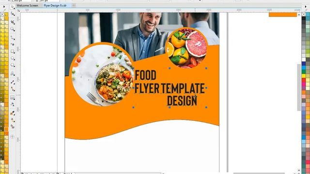 FOOD Flyer Design Templates Tutorial #9 | CorelDraw | Amazing Tricks | Graphical Workout. смотреть онлайн