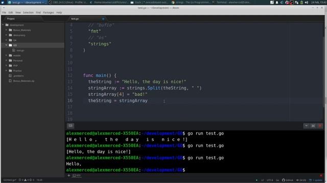 AM Coder - GO Standard Libraries - strings смотреть онлайн