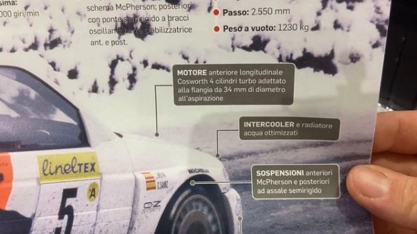 WRC OFFICIAL COLLECTION #4 - FORD ESCORT WRC! Hachette | Rally (uscita 54)