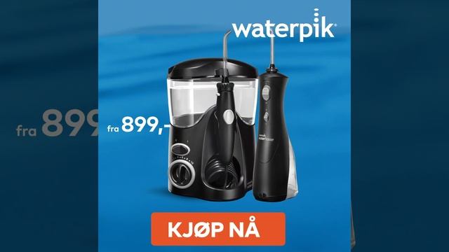 Waterpik Water Flosser munndusjmaskin nå også i sort смотреть онлайн