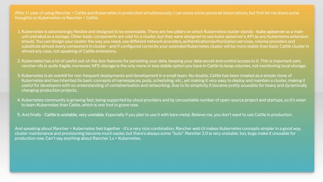 Rancher with cattle vs Rancher with Kubernetes vs Standalone Kubernetes смотреть онлайн