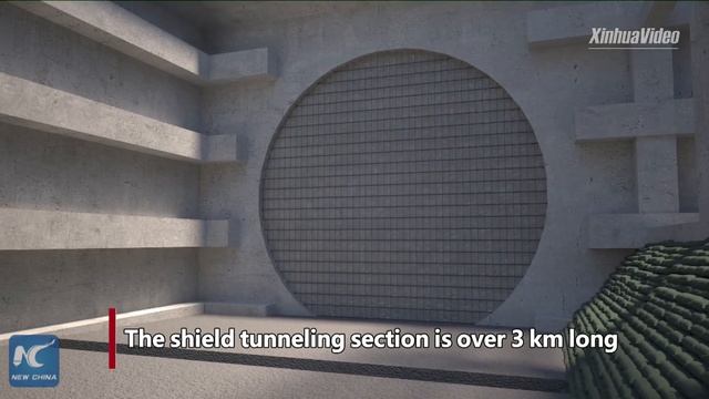 East section of cross-sea tunnel drilled through in Shantou, China смотреть онлайн