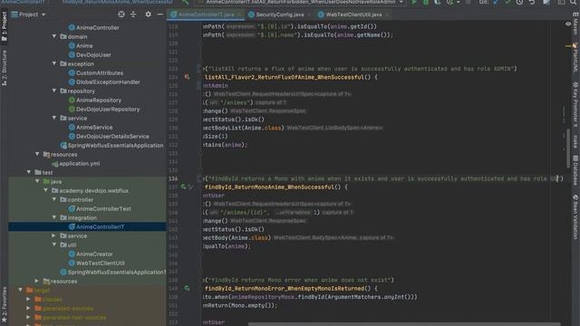 Spring WebFlux Essentials 31 - Integration Test WebTestClient and Spring Security pt 02 смотреть онлайн