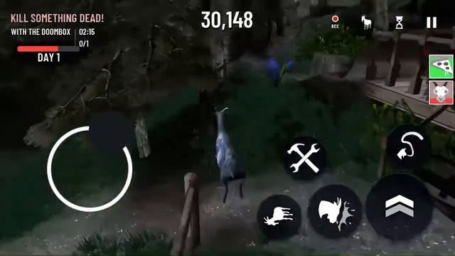 Goat simulator GoatZ trick or bleat survival tip: go here if you need health or food! смотреть онлайн