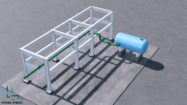 Piping Stress Analysis on Horizontal Vessel смотреть онлайн
