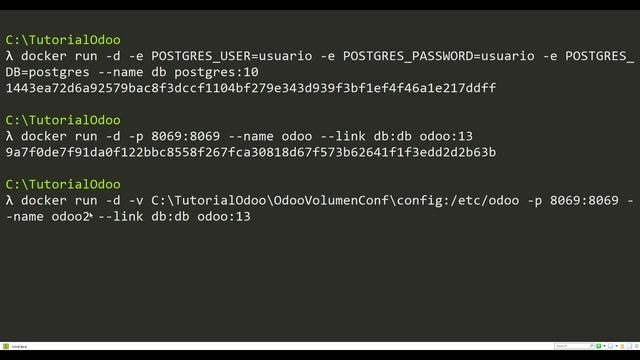 Instalación de ODOO mediante DOCKER y DOCKER COMPOSE. Parte 2/3. Instalacion por comandos. смотреть онлайн
