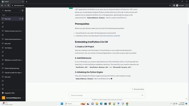 Embedding IronPython 2 in C What is the replacement for DefaultModule Globals смотреть онлайн