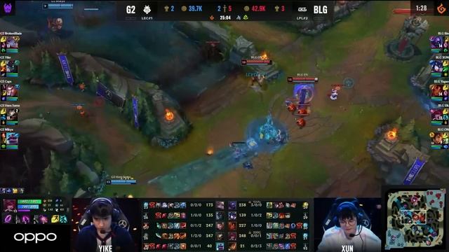 G2 Vs BLG Highlights Game 1 R5 Worlds Main Event 2023 G2 Esports Vs Bilibili Gaming By Onivia