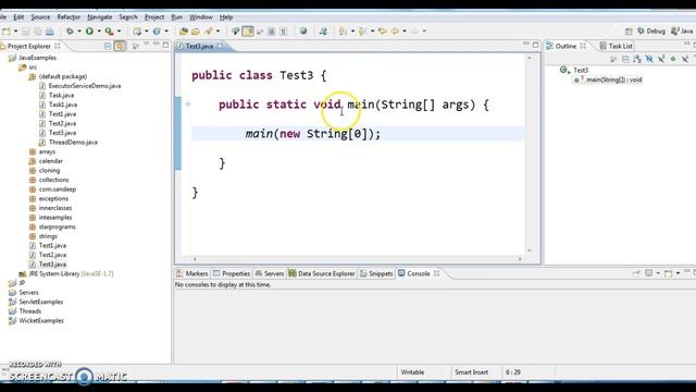 Can we call main method within the same class? смотреть онлайн