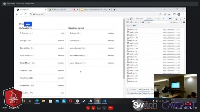 Meetup Angular MVD - Change detection 101 - Pipes - Angular STATUS смотреть онлайн