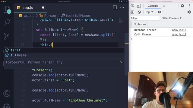 JavaScript Getters and Setters Explained смотреть онлайн