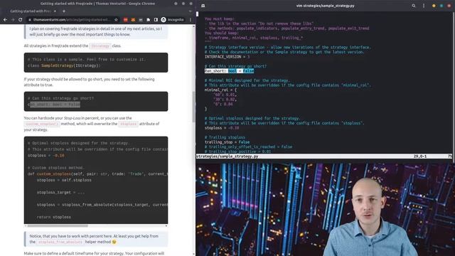 Getting started with Freqtrade смотреть онлайн