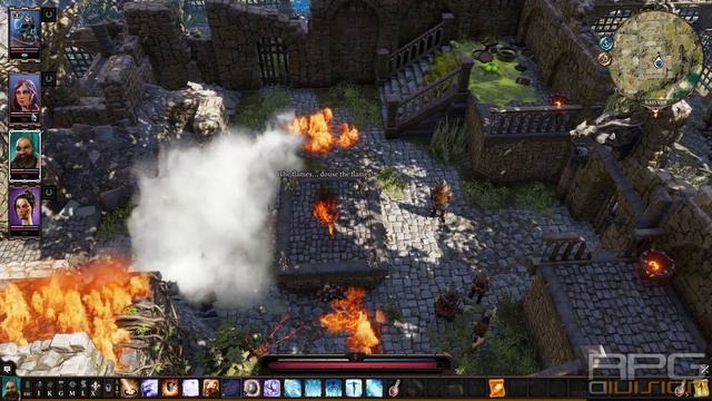 DIVINITY ORIGINAL SIN 2 - How to douse the Historian on fire (Gargoyle Maze) смотреть онлайн