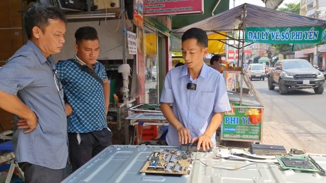 Tivi QA75Q65 hư màn hình vẫn còn sửa được #lexuancuongtv смотреть онлайн