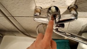 Ремонт однорычажного смесителя (замена картриджа)